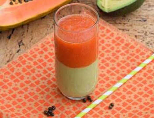 Membuat Minuman Jus Alpukat dan Pepaya: Banyak Manfaat Untuk Kesehatan Tubuh!