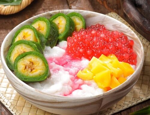 Resep dan Asal Usul Es Pisang Ijo Khas Makassar